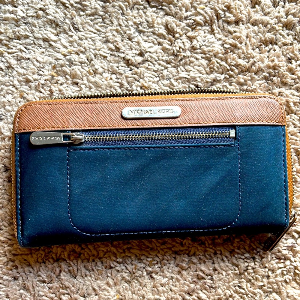 Navy Blue Michael Kors Wallet